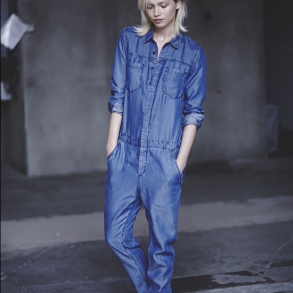 h&m boiler suit denim